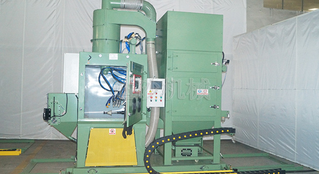 石油管端螺紋自動噴砂機(jī)成功案例：寶鋼