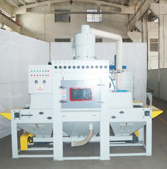 輸送式自動(dòng)噴砂機(jī)再次發(fā)往蘇州，感謝客戶對(duì)于無錫迪砂的信賴與支持！