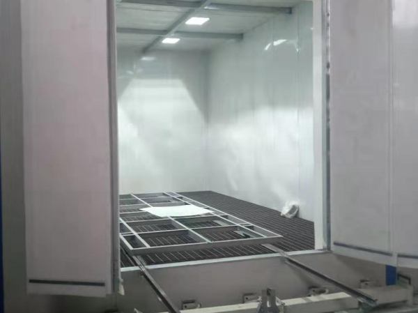 自動(dòng)回收式噴砂房3