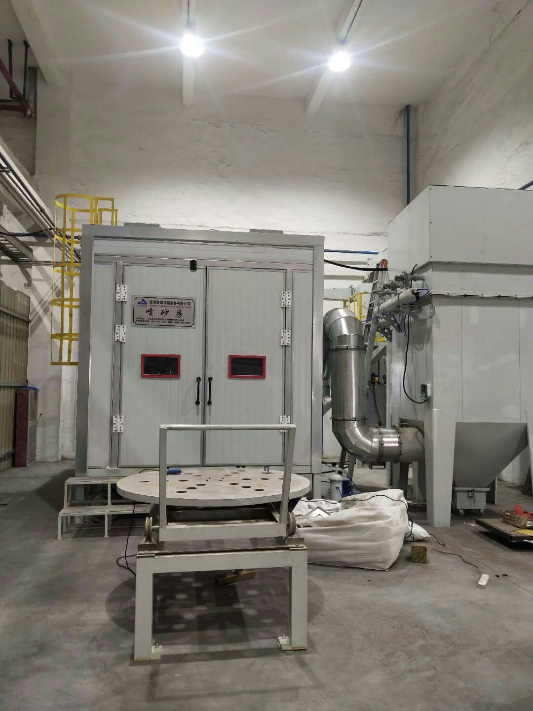 環(huán)保噴砂房哪家好？江蘇無(wú)錫找迪砂！環(huán)保無(wú)污染，符合環(huán)評(píng)！